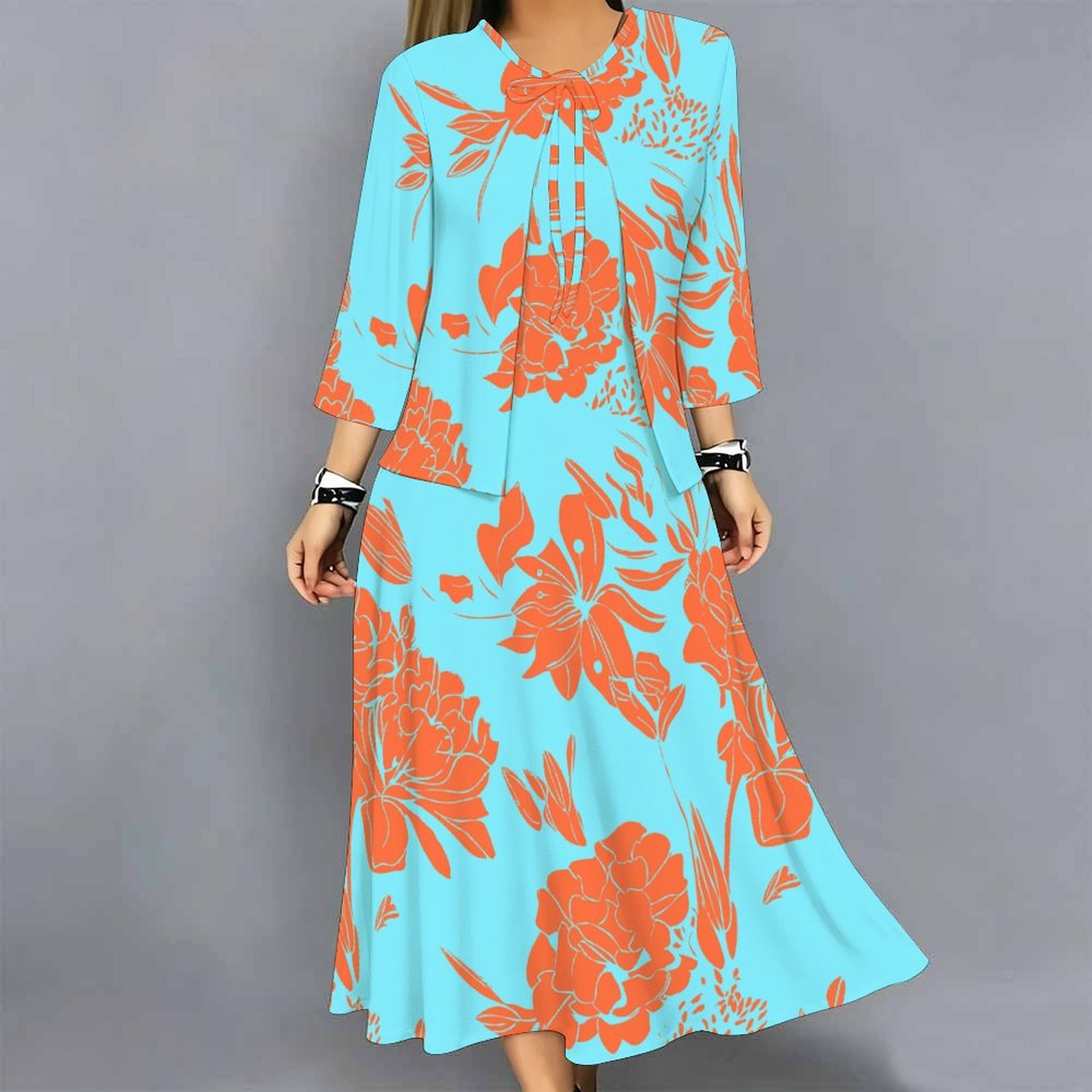 Женский комплект из двух предм – обзор и цена Midi Skirt Floral