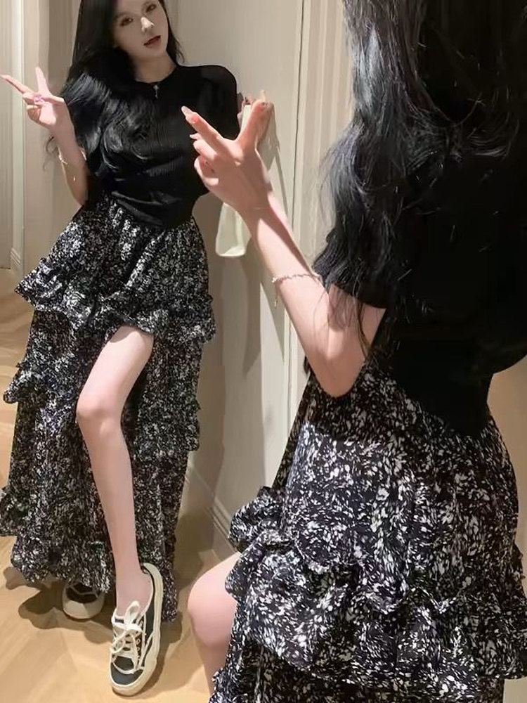 Юбка миди с цветочным принтом, – обзор и цена Midi Skirt Floral